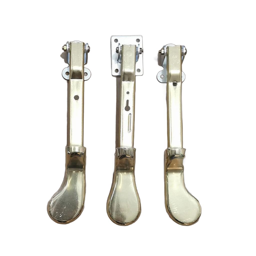 Greabuy 3Pcs Uprights Piano Pedals Replacement Piano Foot Pedal Musical Instrument Piano Sustains Pedal for Uprights Piano Parts