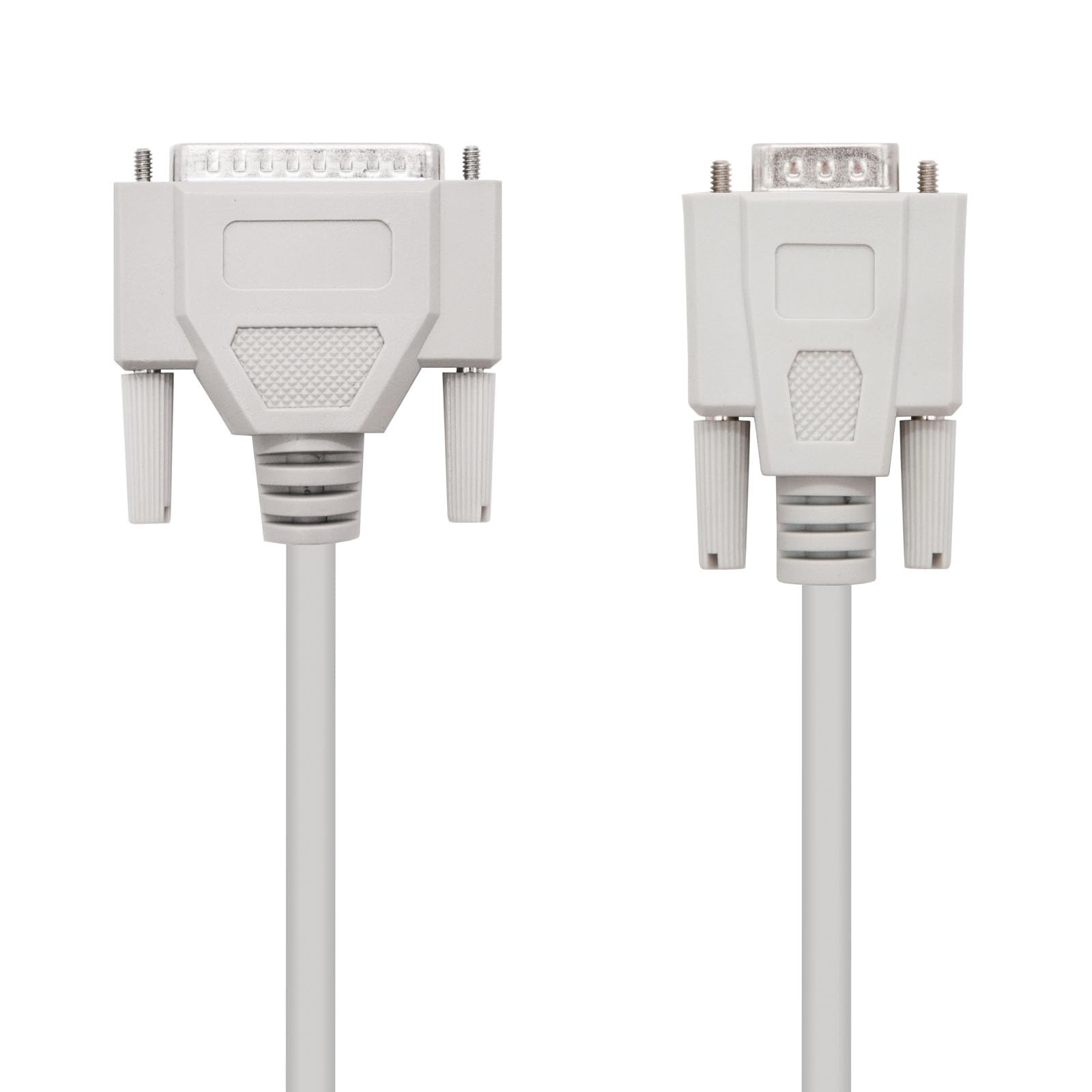 Blendend Cavo serie Null Modem con connettori DB9 femmina a DB25 maschio, lunghezza 1,8 metri, ideale per connessioni dati tra dispositivi.