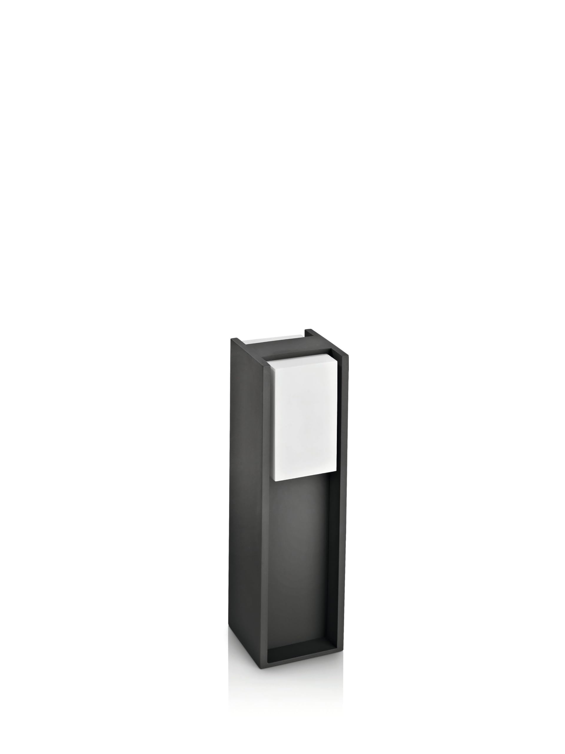 PHILIPS Lighting - Pedestal para exteriores LED, para bombillas E27, protección IP44, 40 cm, antracita