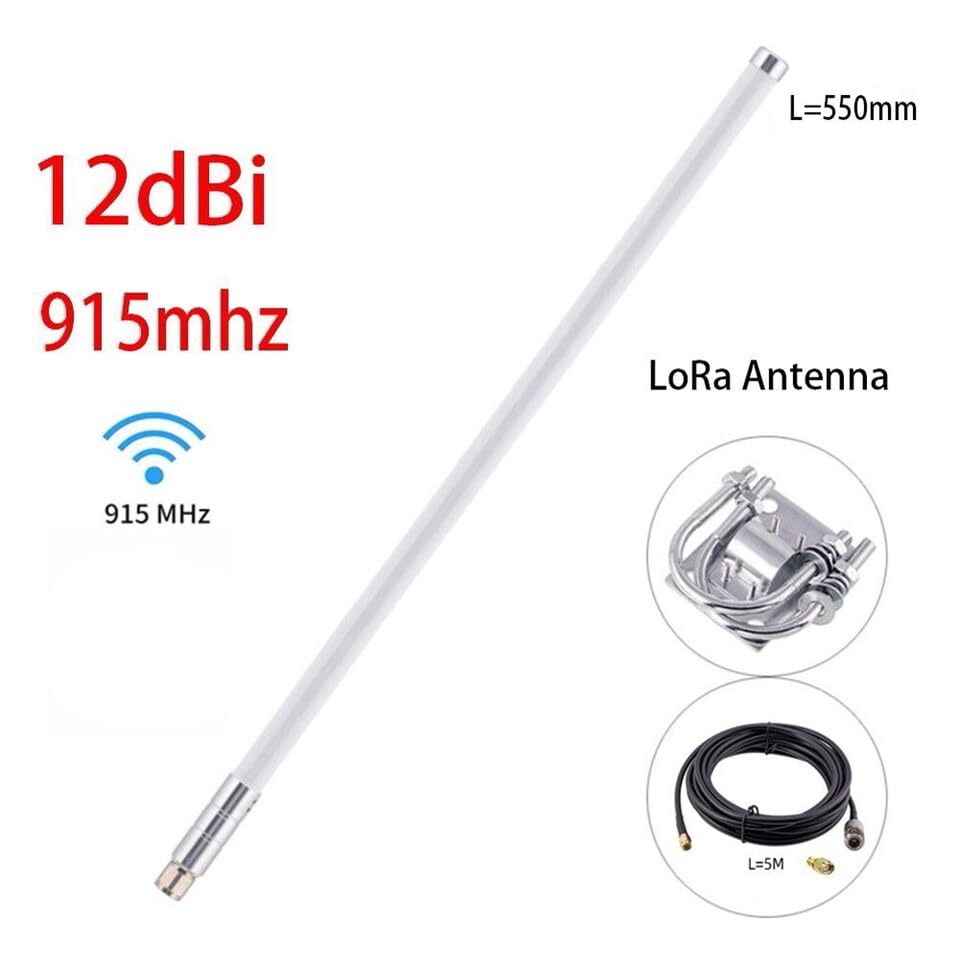 12dBi Helium-Hotspot Miner-Outdoor 915mhz Fit for LoRa Antenna Fit for RAK Nebra-Bobcat