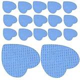 Alipis Heart-Shaped Nail Polish Remover Pads 200pcs Lint-Free Cotton Wipes for Gel Nails Eyelash Extension Cleaning Salon Use