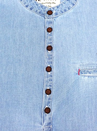 Image of Kuons Avenue Men's Short Denim Kurta | Kurta Shirt for Men