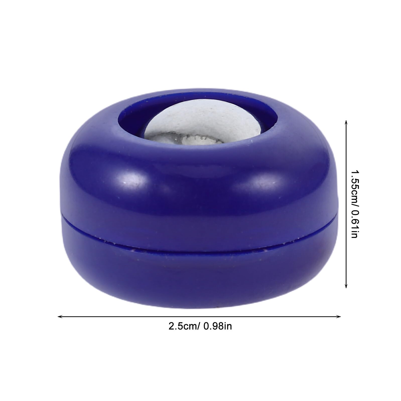 Lot de 20 Mini Palets de Jeu de Curling Bowling en Polypropylène, Bleu et Orange, Accessoires pour Mini Jeu de Palets, Utilisation Intérieure et Extérieure, Jeux de Société