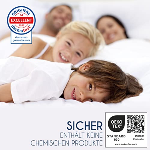 Dreamzie Matratzenschoner 160x200 wasserdichte Matratzenauflage und Oeko-TEX Zertifiziert Atmungsaktive 6