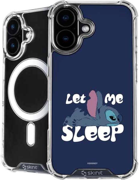Skinit Phone Case Compatible with MagSafe iPhone 17 - Officially Licensed Disney Lilo and Stitch Stitch and Angel Design