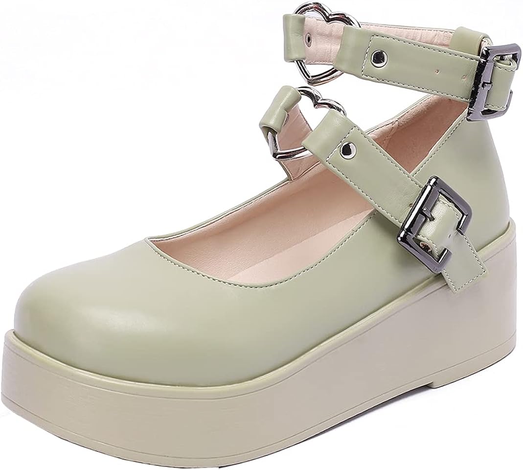 platform wedge mary janes