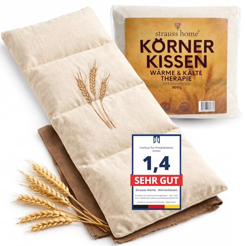 Strauss Home® Körnerkissen groß – Mikrowellengeeignetes...