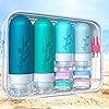 18 Pack Travel Bottles for Toiletries - TSA Approved Silicone Containers, Leak Proof Refillable Liquids Shampoo & Conditioner Essentials #5