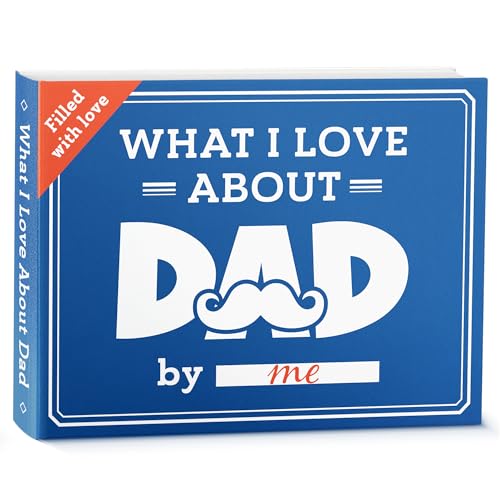 LOVEVIBE What I Love about Dad Book - Father's day