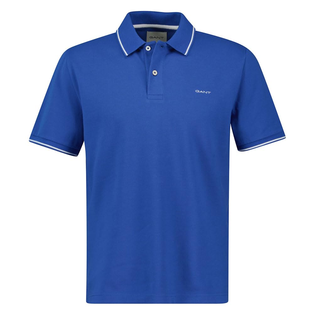 Gant Herren Tipping Ss Pique Rugger Tipping SS Pique Rugger