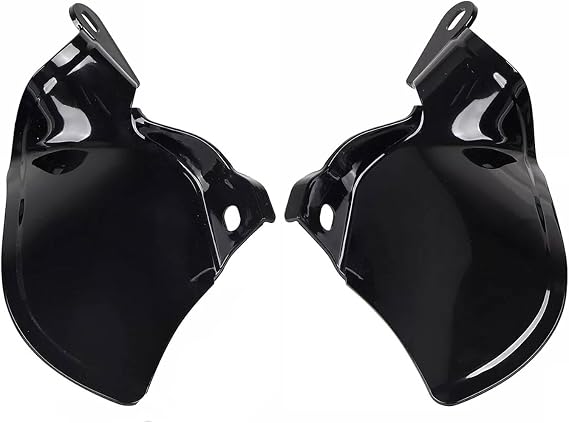 MZS Mid Frame Air Deflector Heat Saddle Shield Cover for Softail 2018-2025 | Black Motorcycle Heat Deflector Guard Fits Fat Boy, Street Bob, Low Rider, Heritage, Slim, FXBR, FXBRS, Improved Comfort