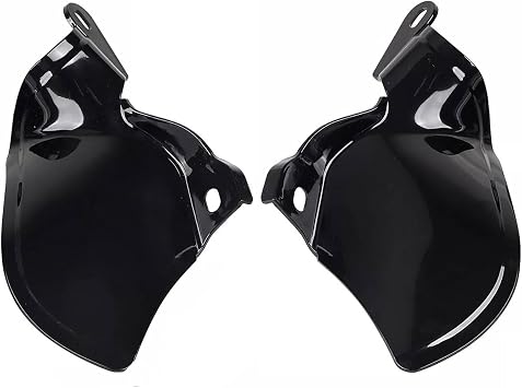 MZS Mid Frame Air Deflector Heat Saddle Shield Cover for Softail 2018-2025 | Black Motorcycle Heat Deflector Guard Fits Fat Boy, Street Bob, Low Rider, Heritage, Slim, FXBR, FXBRS, Improved Comfort