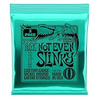 Includes 3 individually wrapped sets. Ernie Ball Slinkys are played by legends around the world including Slash, Jimmy Page, Metallica, Eric Clapton, and more. Not Even Slinky’s 12-56 gauge is optimal for detuning. For decades, Slinkys have provided ...