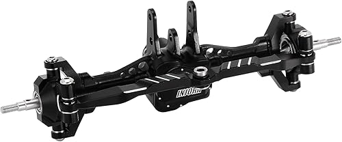 Miniatura 18 de INJORA Juego de ejes delanteros y traseros - Ejes completos de aluminio extendido de +0.157 in para TRX4M actualización 1/18 RC Crawler Car