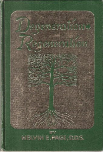 Degeneration Regeneration B000H5LMNC Book Cover