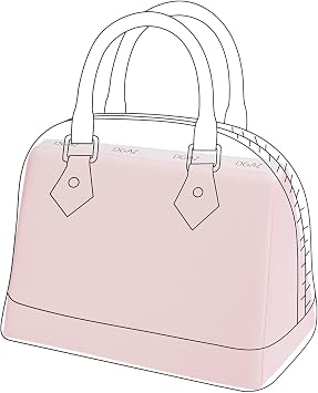 DGAZ Purse Pillow Insert for LV Alma bags, Memory Foam, Silky Pillow Shaper for Luxury HandbagsPink,Alma BB