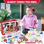 UNGLINGA 210 Experiments Science Kit for Kids Boys Girls Toys Gifts Idea | Chemistry Set, Volcano, Crystal, Magic, S.T.E.M Science Project, Birthday