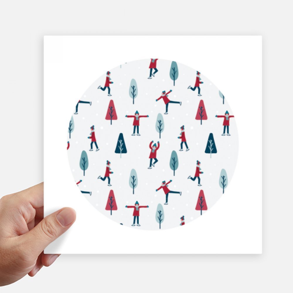 Autocollant carré illustration coloré sport DIYthinker, sticker imperméable pour moto