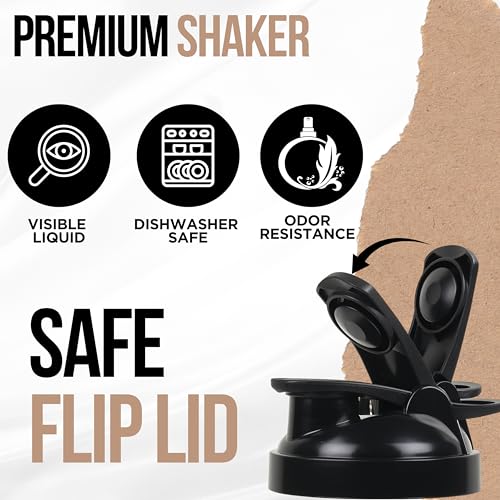 Image of ALYV Typhone Shaker Bottle 700ml | Protein Shaker Gym Bottle | Leak-Proof Sports Water Bottle for Fitness & Gym