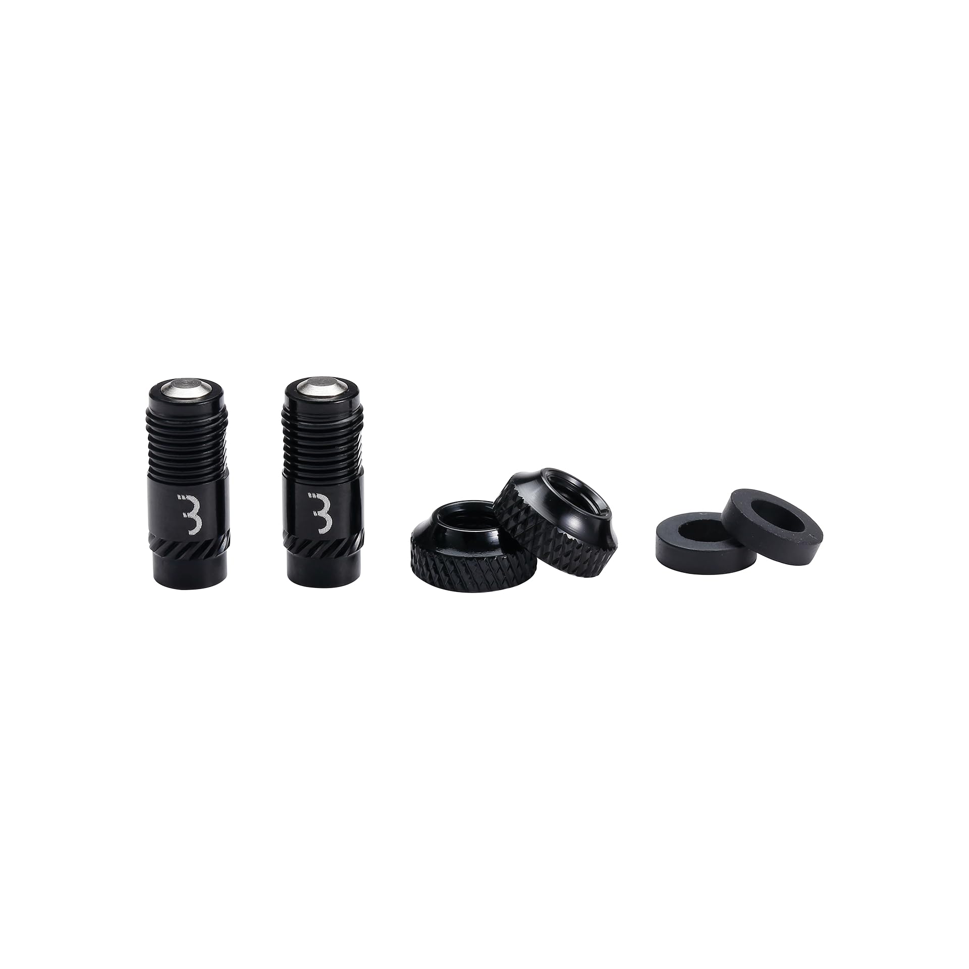 BBB CoreCaps Valve Caps  X 2 - BTI-165 - Black