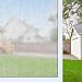 Window Film Non Adhesive Frosted Film Privacy Window Sticker Self Static Cling Vinly Glass Film Anti UV Decorative for Home Office Rain 35.4 Inch x 6.5 Feet