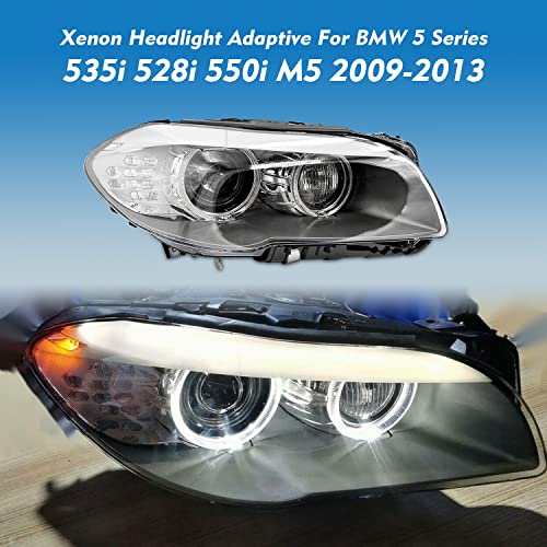 Loftmarte Xenon Headlight Adaptive Afs Compatible With Bmw 5 Series 535I 528I 550I M5 Activehybrid 5 F10 F18 2011-2013 (Right Passenger Side) #TOP5