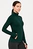 MEZA Dry Fit Sweatshirts for Girls and Women Soft Stretch Long Sleeve Gym Walking Everyday T-Shirt with Zipper