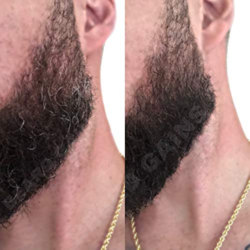 BEARD GAINS Back to Black Temporary Beard Color Stick, Easy to Use, Portable, Pocket Sized, Instant Solution for Grey, White and Red Hairs, Easy to Remove | MADE IN USA - Thumbnail 4