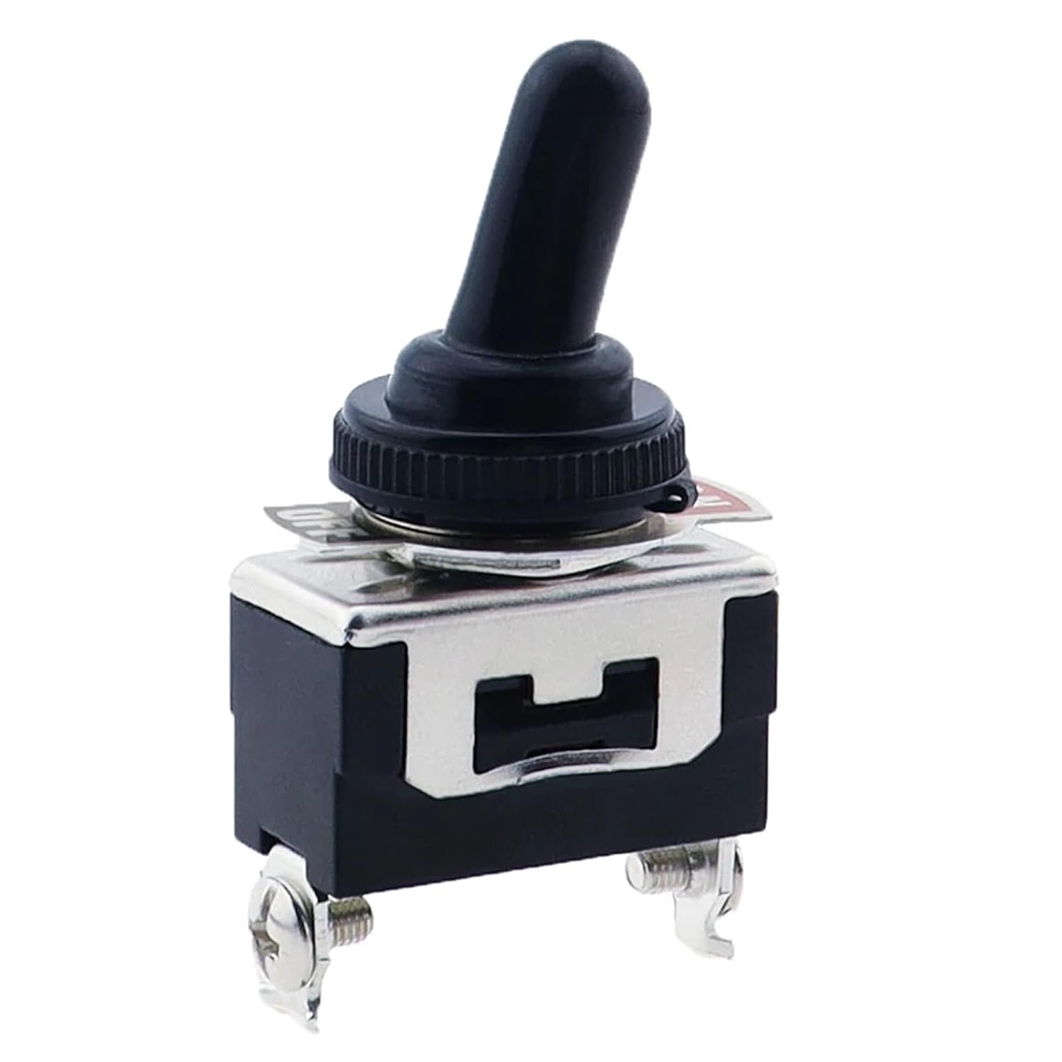Miniature On Off Toggle Switch Heavy Duty with Cover 12V 6 A/250 VAC 10 A/125VAC 1Pcs