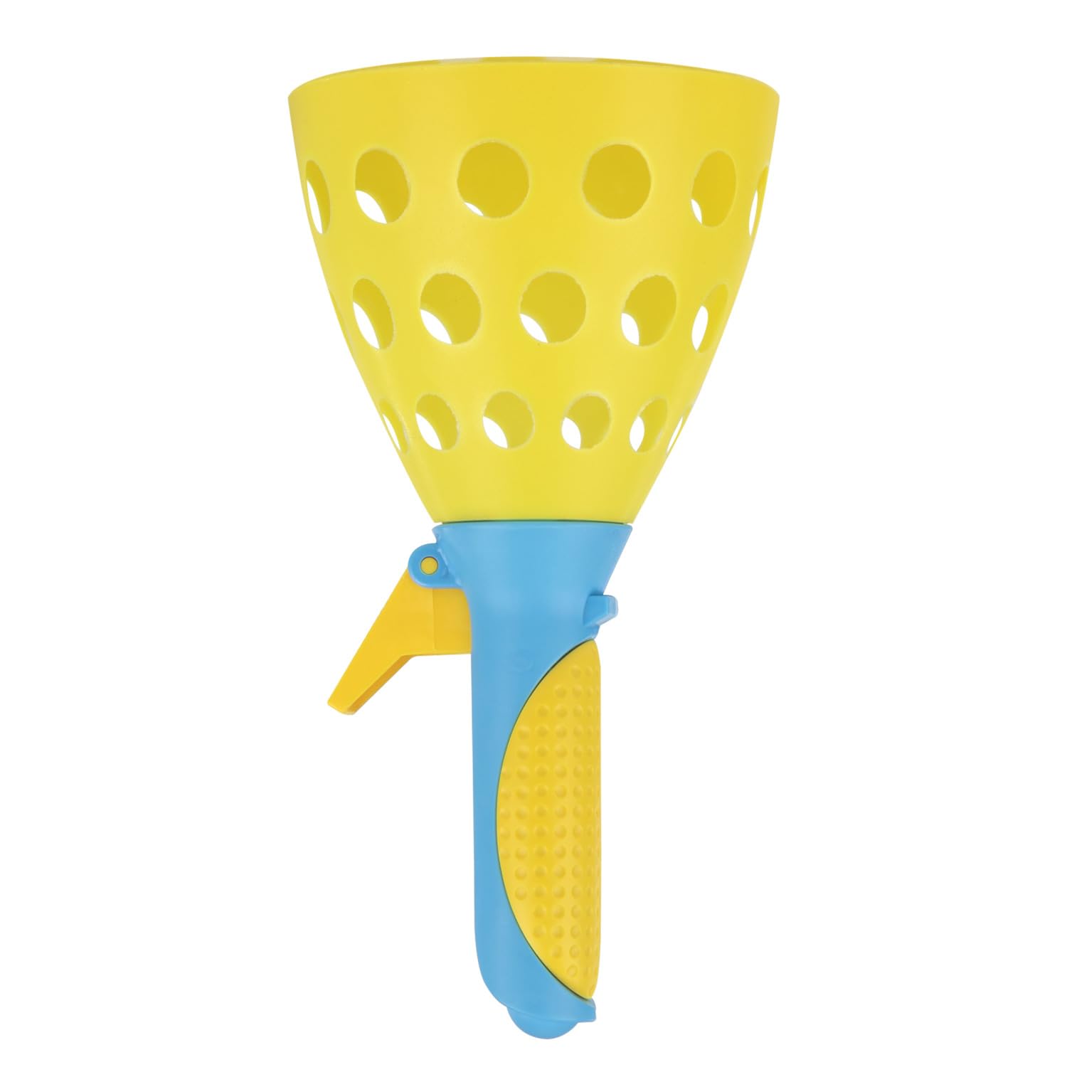 Idena 40251-Gioco XXL con 2 Tazze per la Cattura, incl. 3, Gioco di Palline per Giardino, Parco e Spiaggia, Colore Yellow/Blue, Large, 40251