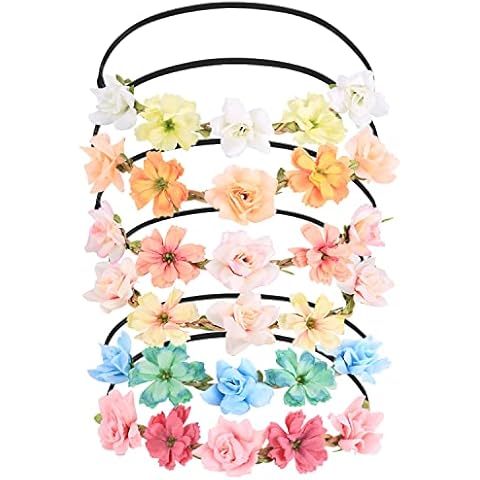 6 Stk Blumenkränze fürs Haar Cover