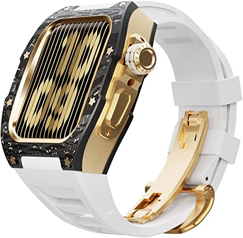 Bracelet de montre en caoutchouc sport pour kit de modification Apple Watch 8 7 6