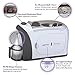 TrioShine 3 in 1 Ultrasonic Jewelry Cleaner Machine, Jewelry Steam Cleaner, UV Light Sanitizer (Kills 99.9% Bacteria) | Professional Grade for Rings, Watches, Earrings, Pacifiers, Eyeglasses, Dentures