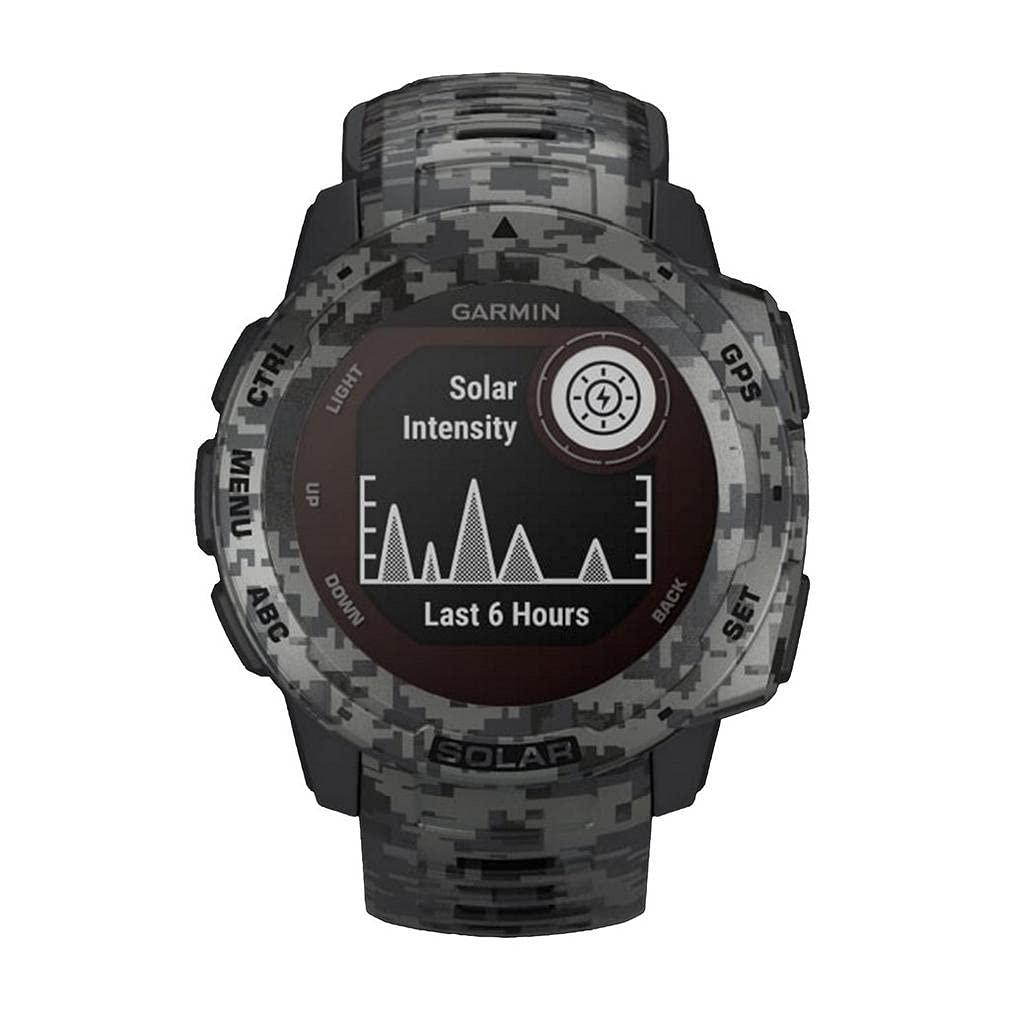 Garmin Instinct Solar GPS Smartwatch Graphite Moro