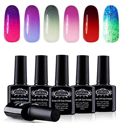 Perfect Summer Temperature Changing Gel Nail Polish - Chameleon Colors UV/LED Nail Polish #10 Perfect Summer Temperature Changing Gel Nail Polish - Chameleon Colors UV/LED Nail Polish #10