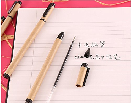 Set de 10 bolígrafos roller de tinta negra 0.5mm miniatura 4