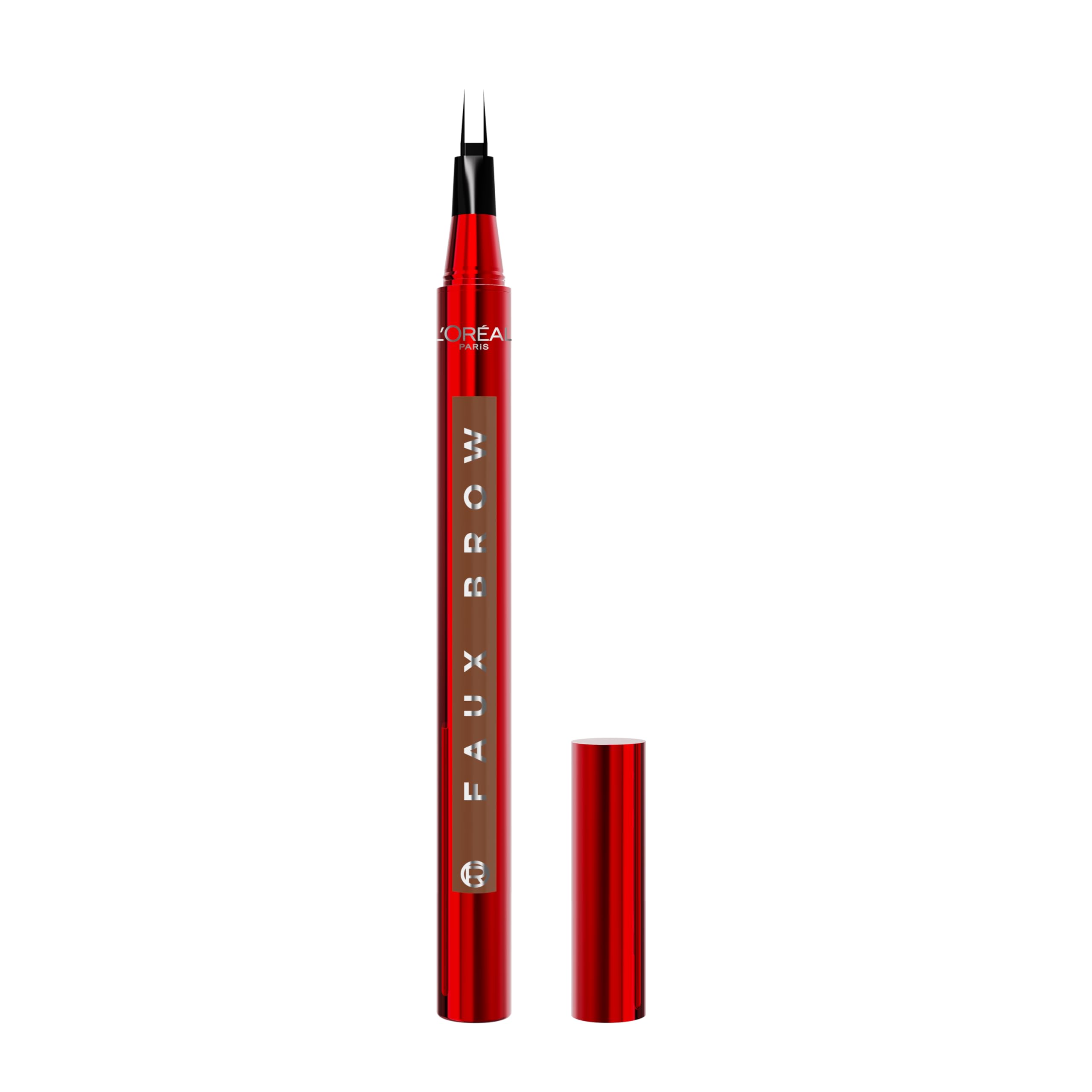Photo 1 of L'Oreal Paris Faux Brow, Hair-Like, Filling Eyebrow Pen with Double-Brush Tip, Fast & Precise Eyebrow Makeup, Dark Blonde, 0.04 Fl Oz