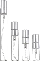 Vista 2 de Mini atomizador recargable transparente de 0.2 fl oz, botella de perfume de viaje, botella vacía hidratante para fiesta, herramienta de maquillaje