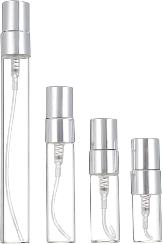 Miniatura 4 de Mini atomizador recargable transparente de 0.2 fl oz, botella de perfume de viaje, botella vacía hidratante para fiesta, herramienta de maquillaje