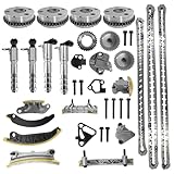 Censeanku 9-0753S Engine Timing Chain Kit VVT Gear Compatible with Chevy, fits for Cadillac, fits for GMC, fits for Buick, fits for Saturn, 3.0L 3.6L