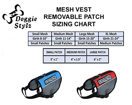 Doggie Stylz Set of 2 Reflective Seizure Alert Removable Patches for Service Dog Harnesses & Vests. by Doggie Stylz - Image 6