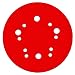 Diablo DCD050100H15G 5 in. 100-Grit Universal Hole Random Orbital Sanding Disc (15-Pack)