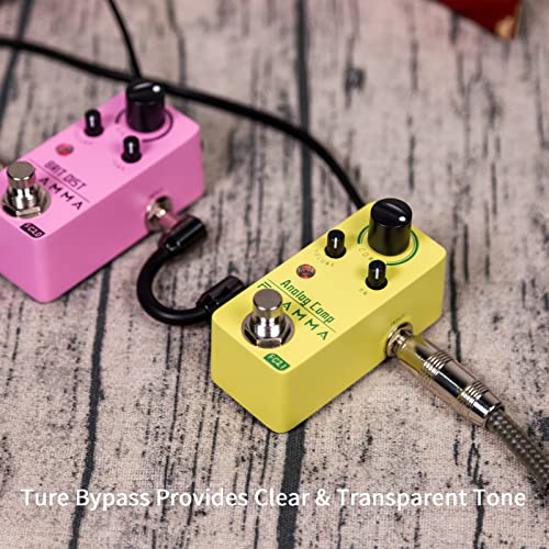 Flamma Fc21 Compressor Pedal Electric Guitar Effects Pedal Classic Optical Compressing Effect True Bypass #TOP3