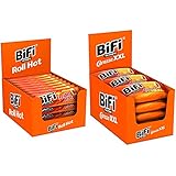 BiFi Roll Hot – 24er Pack (24 x 45 g) – Herzhafter, pikanter Salami Fleischsnack – Snack im Teigmantel & Carazza Original XXL – 16er Pack (16 x 75 g) – Herzhafter Pizzasnack zum Mitnehmen