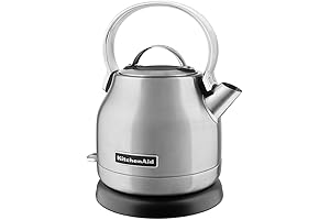 Cuisinart KEK1222 Electric Water Kettle: Stainless Steel Elegance for Rapid Boiling