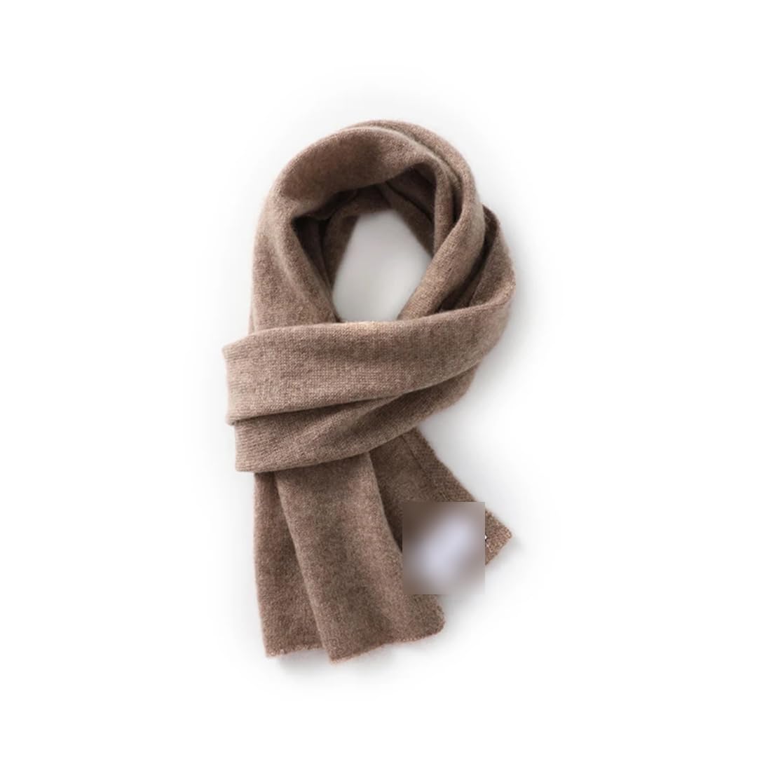 Bufanda de punto de cachemira para mujer, bufandas de invierno suaves y cálidas