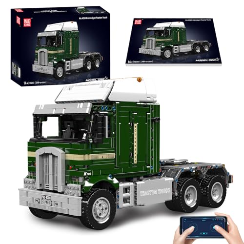 Mould King 13202��CK100�g���N�^�[�g���b�N�r���f�B���O�L�b�g�AAPP�f���A�������[�g�R���g���[���ԃr���f�B���O�u���b�N�A2181+ PCS RC���f����14�N�̎q���̑�l