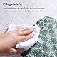AooHome Duschvorhang Transparent,150x200 mit 5 Magnete unten, Antischimmel Wasserdicht Duschvorhänge Hexagon Muster für Badewanne Bad Vorhang mit 10 Ringe
