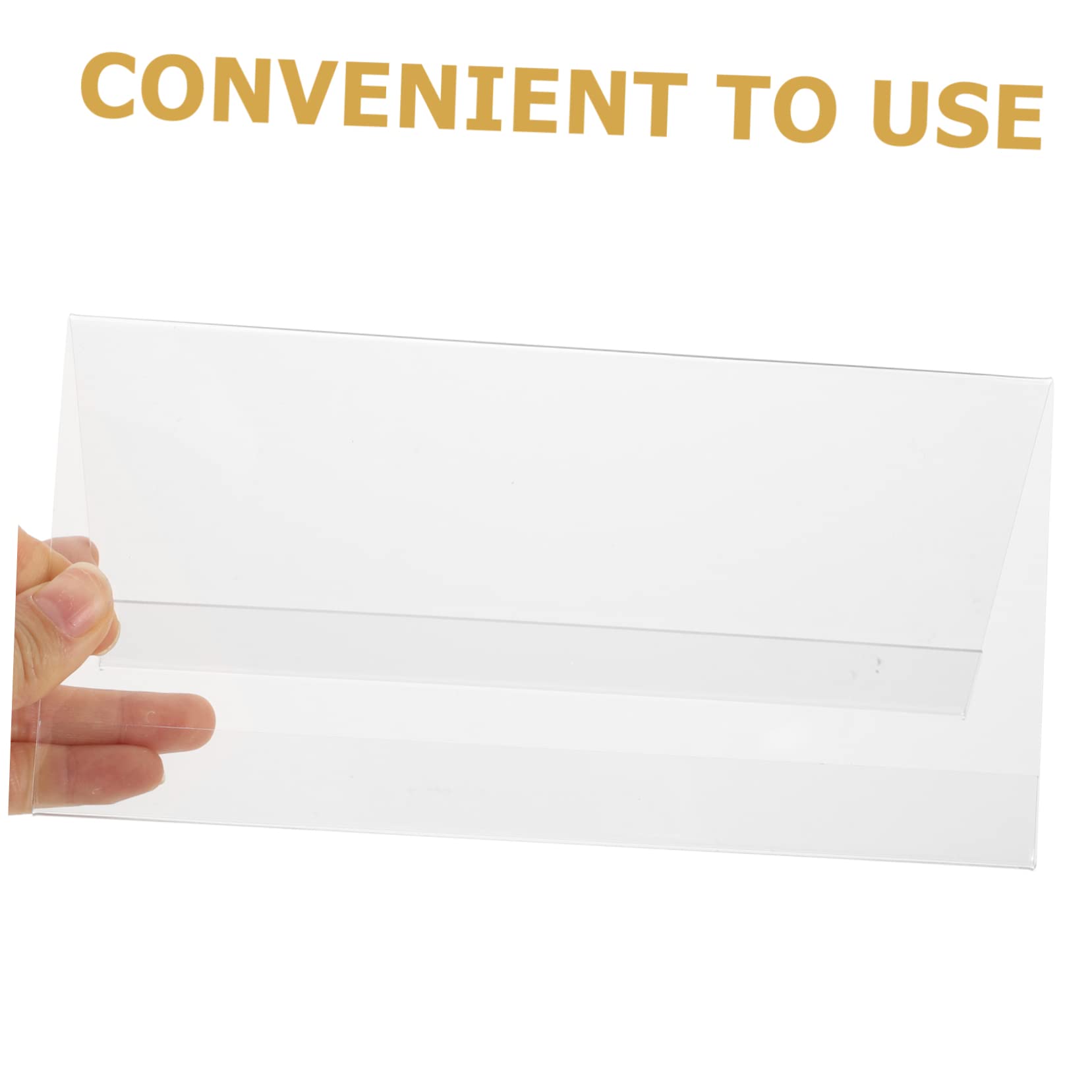 3 Set Carte Da Tavolo Per Conferenze Posto Display Play Cards Name Conference Titolari Titolare Del Numero Di Tabella Porta Cartello Da Tavolo Acrilico 5 Pezzi * 3