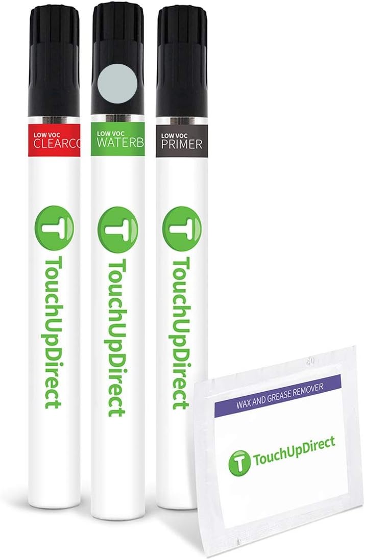 TouchUpDirect 6X3 Lunar Rock Compatible with Toyota Exact Match Touch Up Paint Brush - Preferred Kit